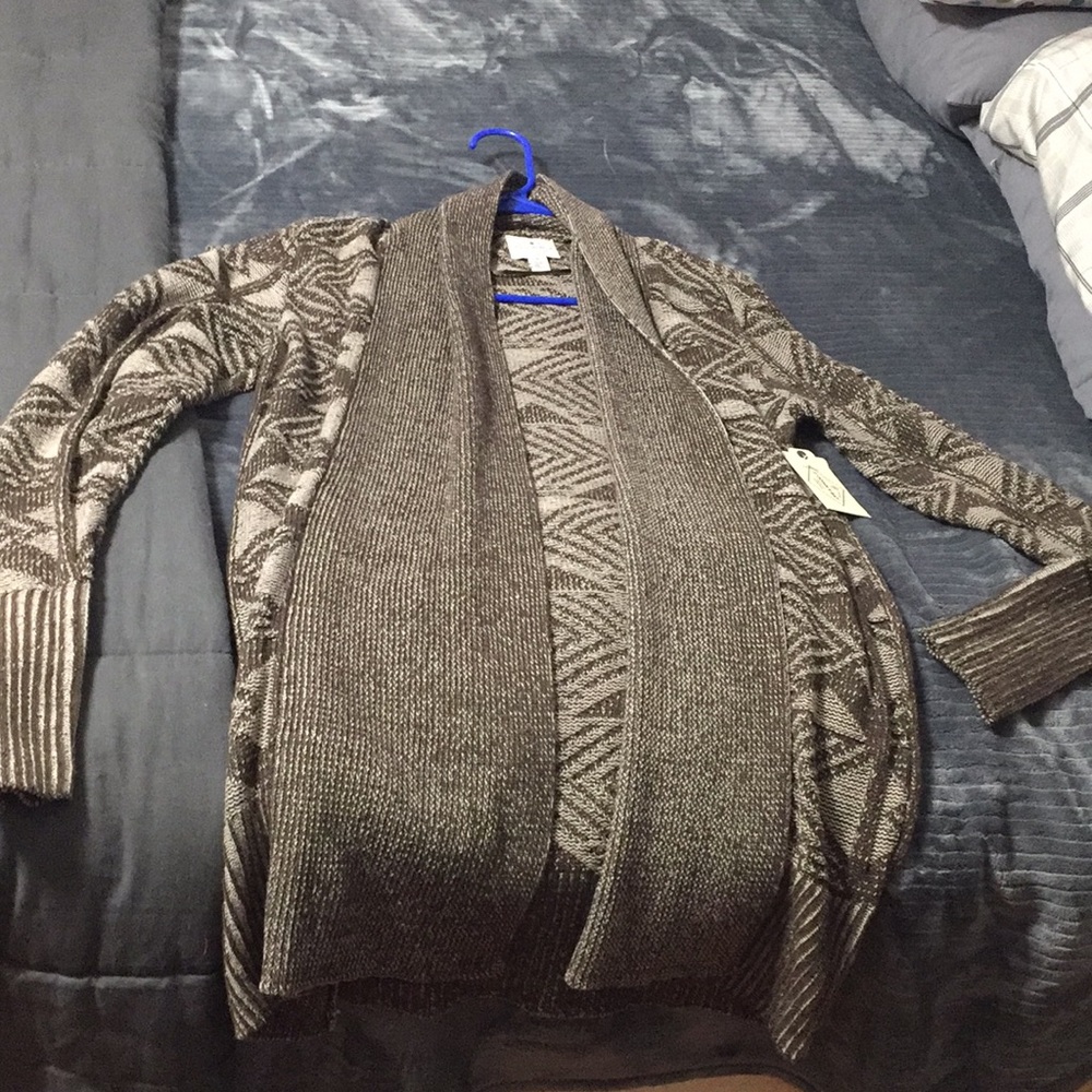 Open sweater